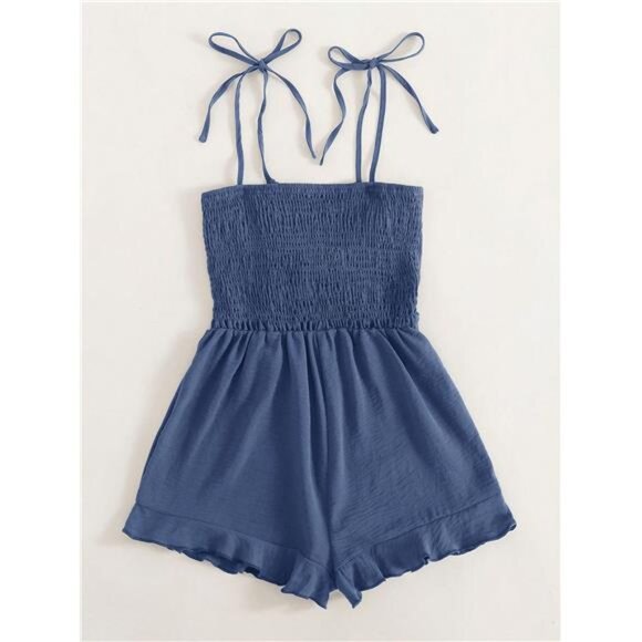 Blue Summer Romper - Picture 2 of 5